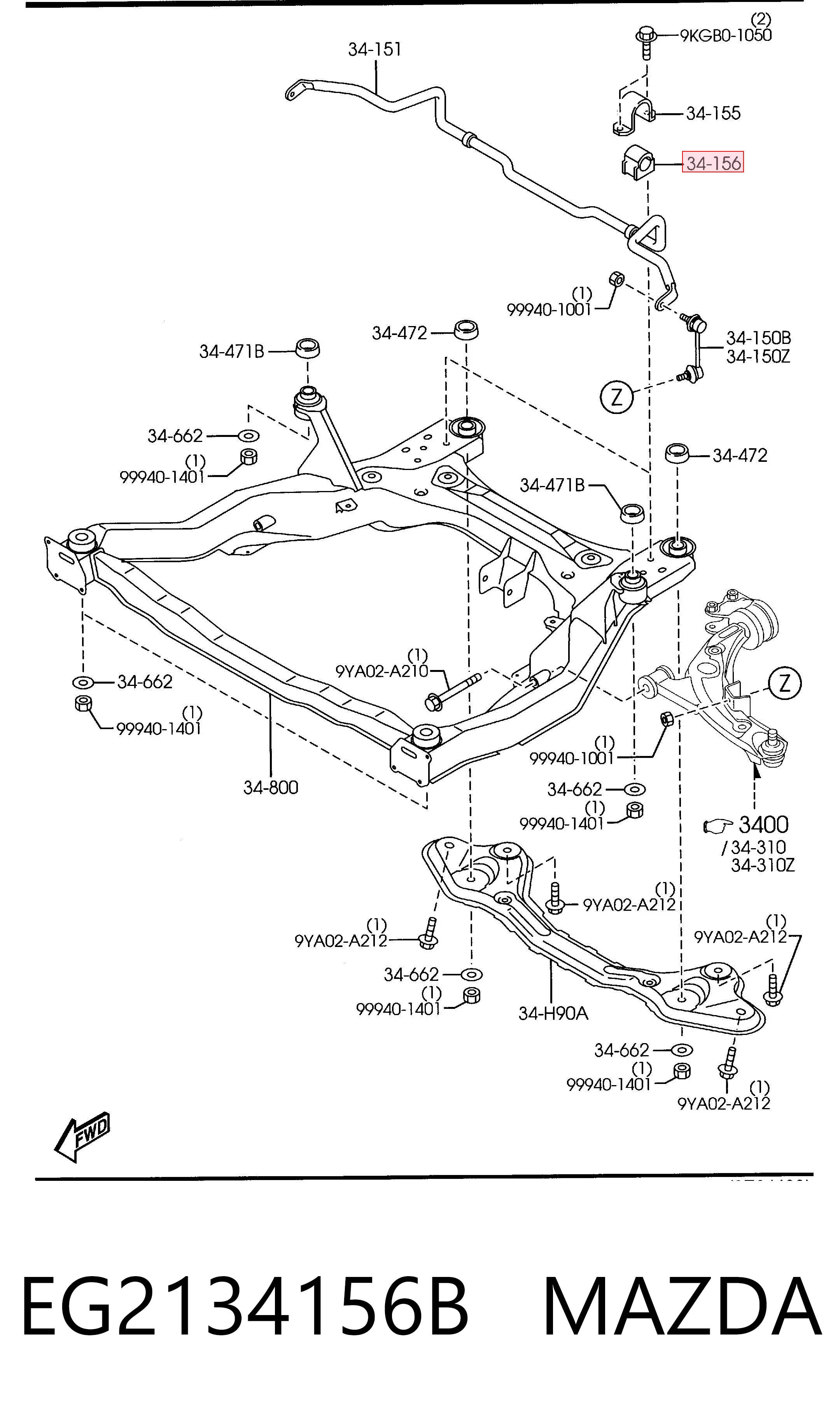 EG2134156B Mazda