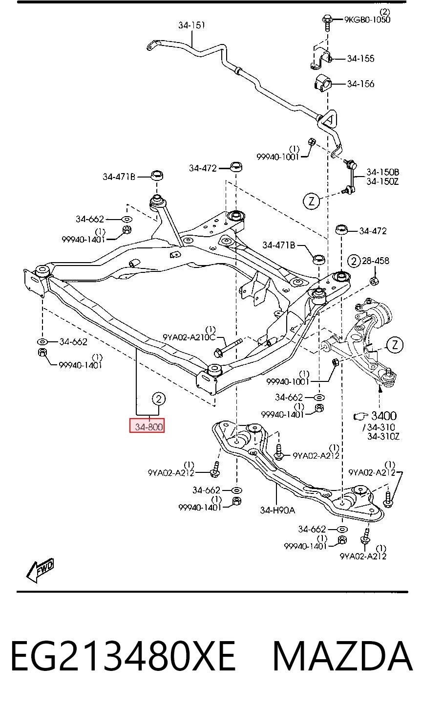 EG213480XE Mazda