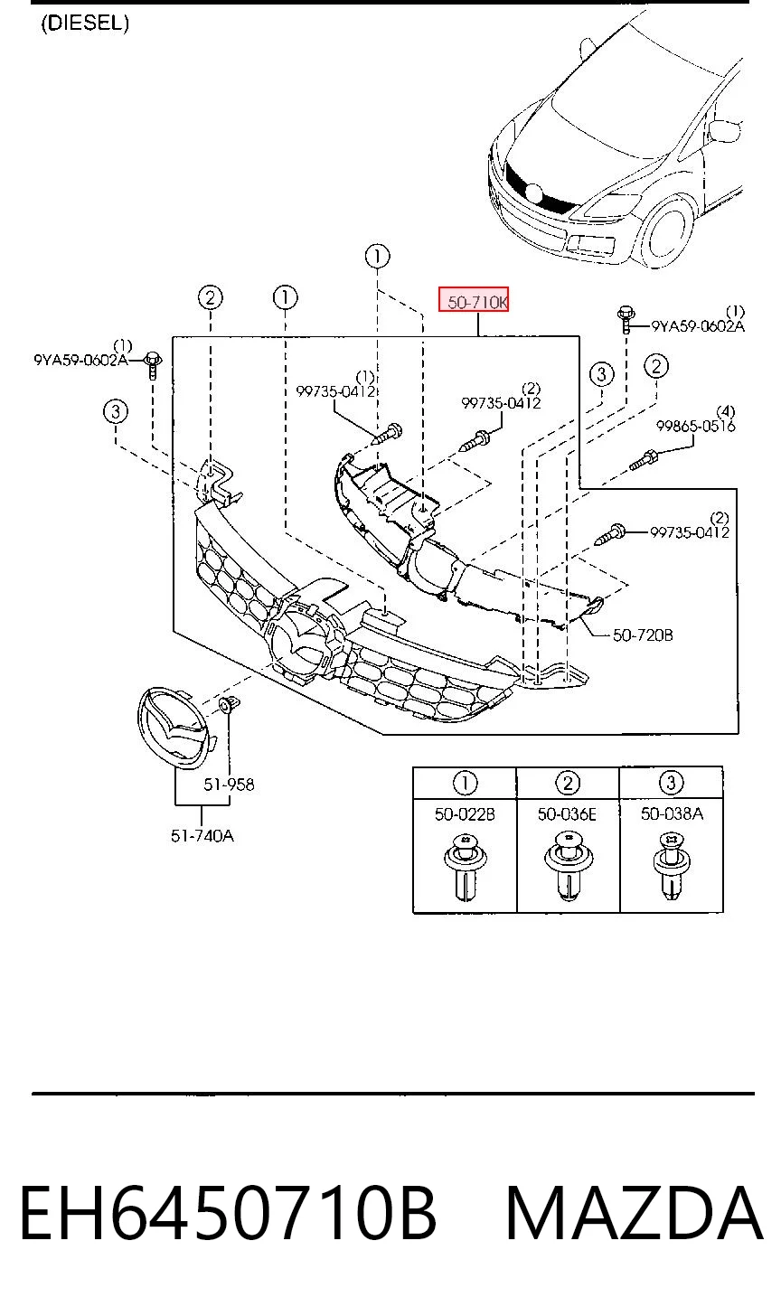 EH6450710B Mazda