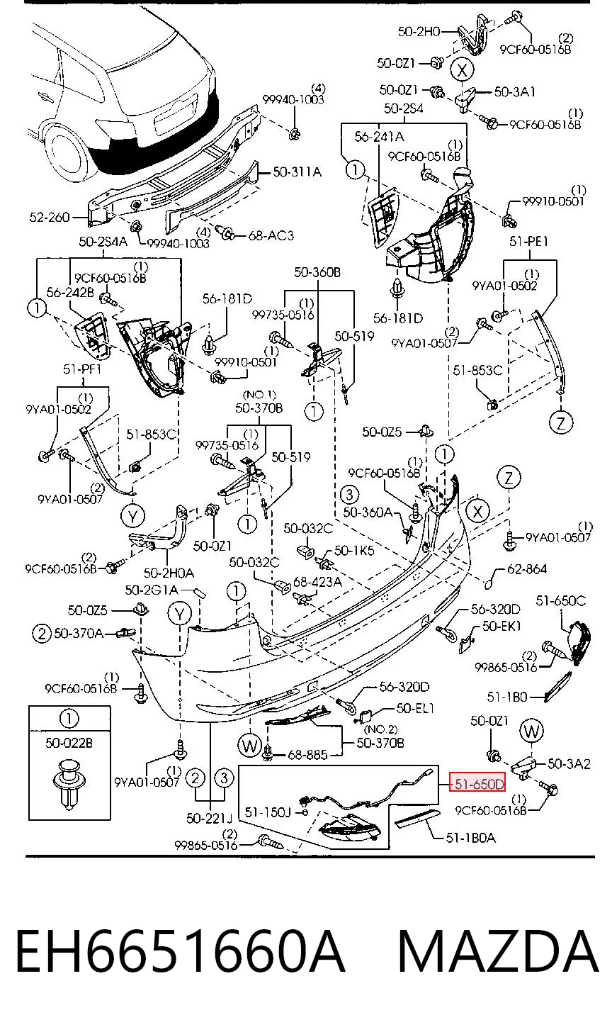 EH6651660A Mazda