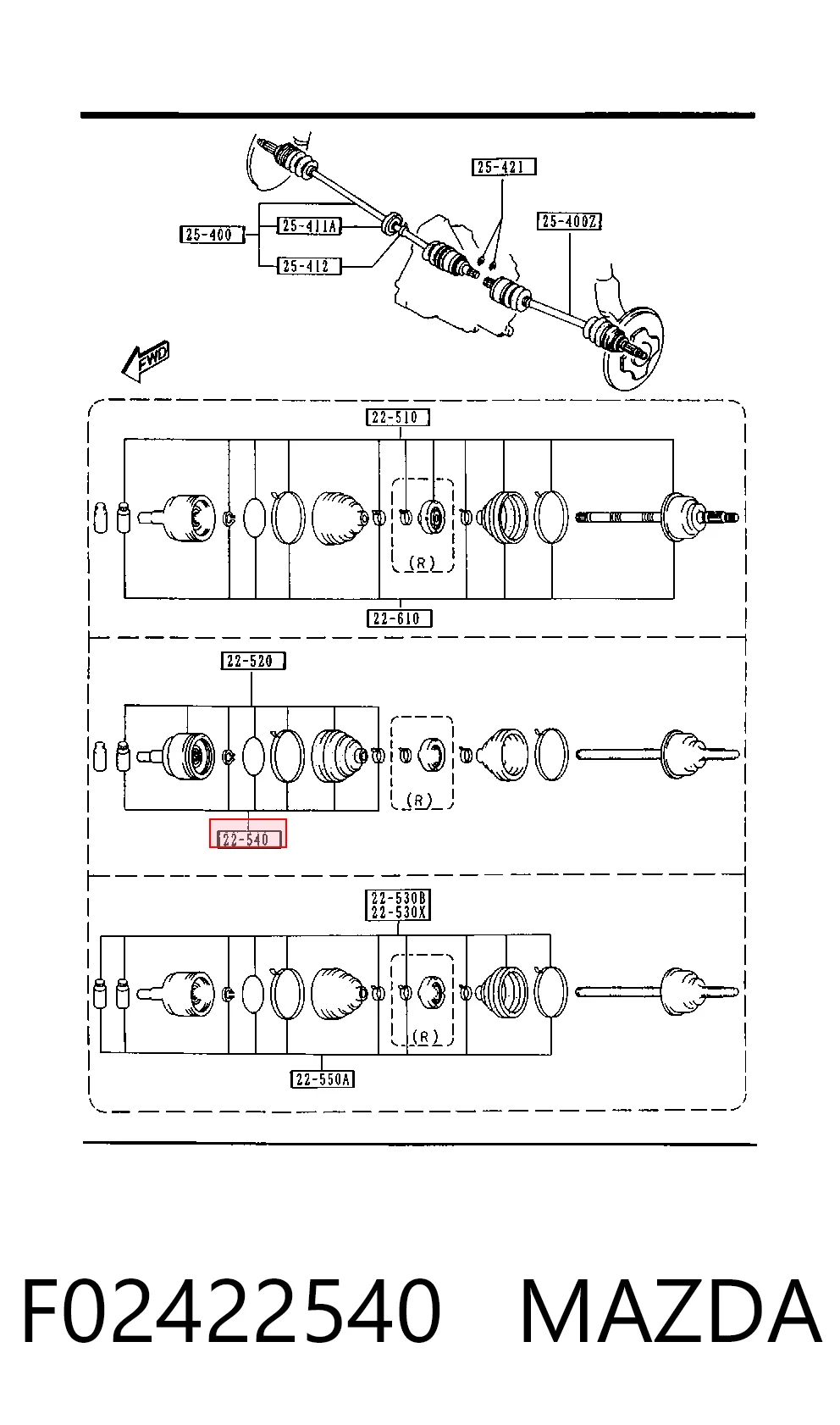 F02422540 Mazda