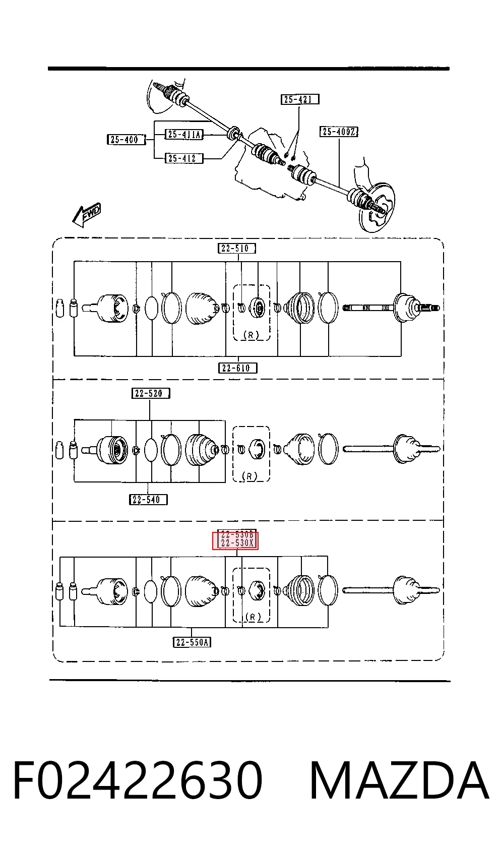 F02422630 Mazda