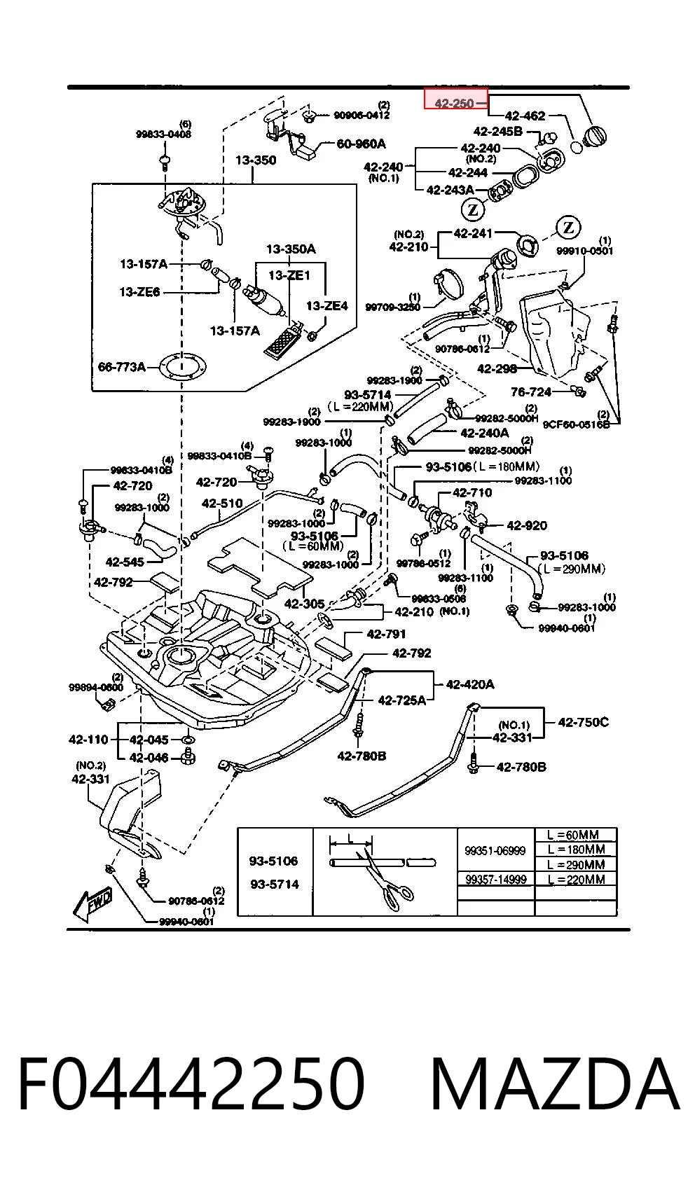 Tapa de depósito de combustible para Ford Explorer U2