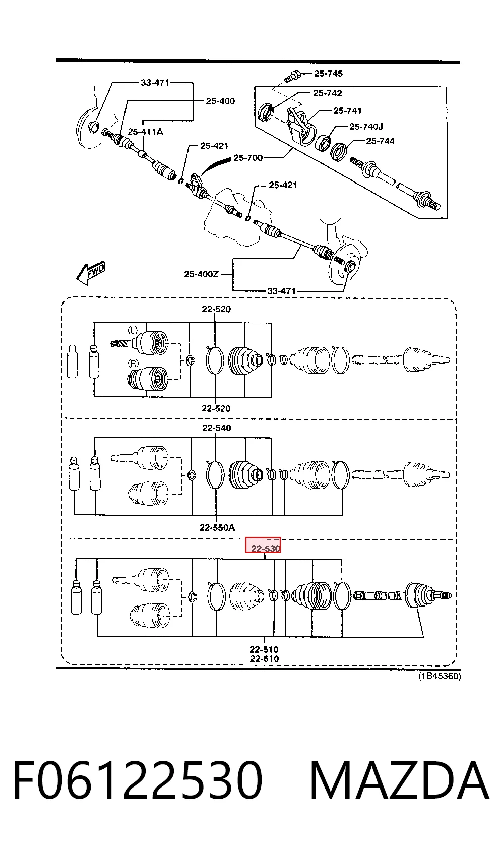 F06122530 Mazda