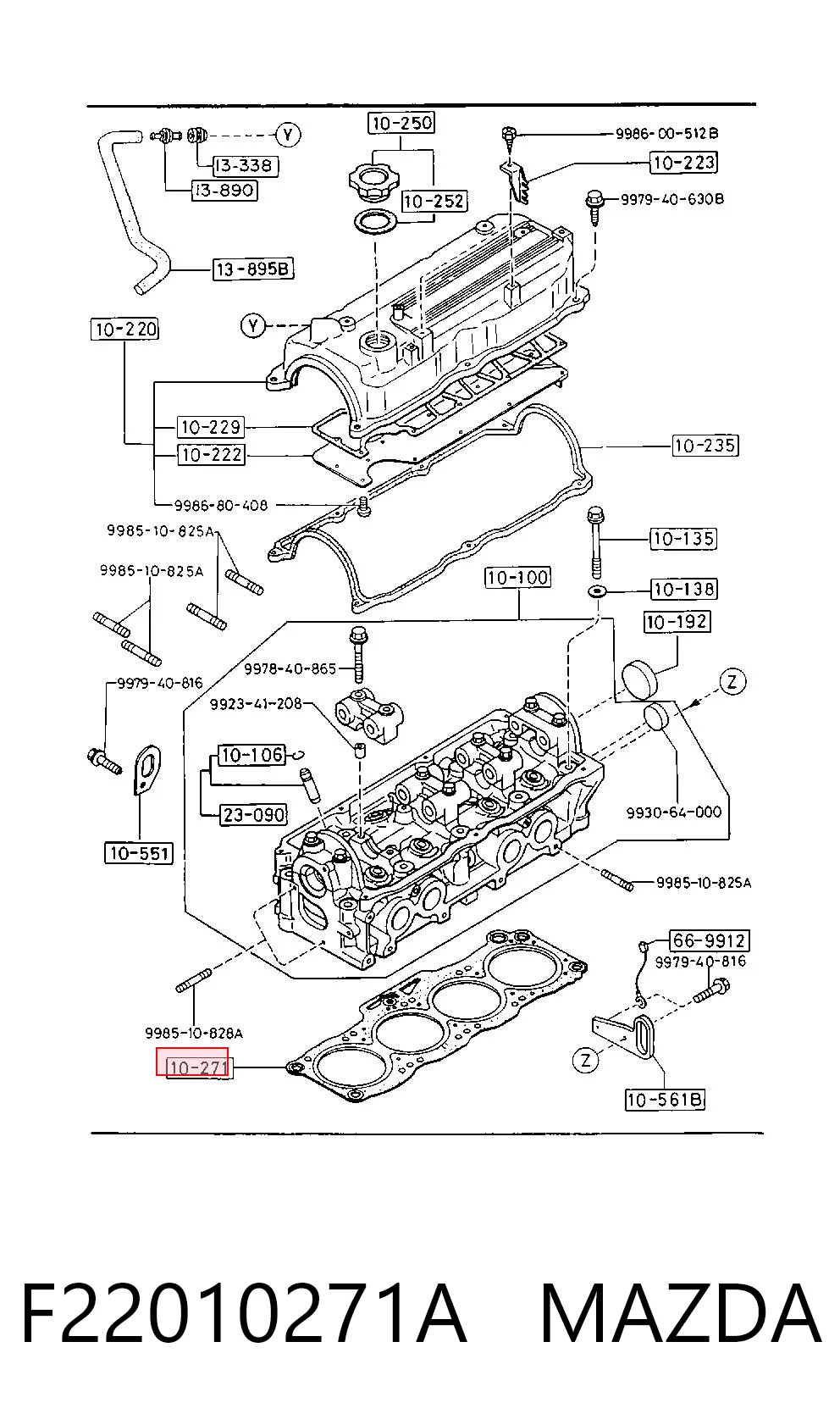 Juntas de culata Hyundai/Kia OK01110271 precio, desde 12,31 EUR