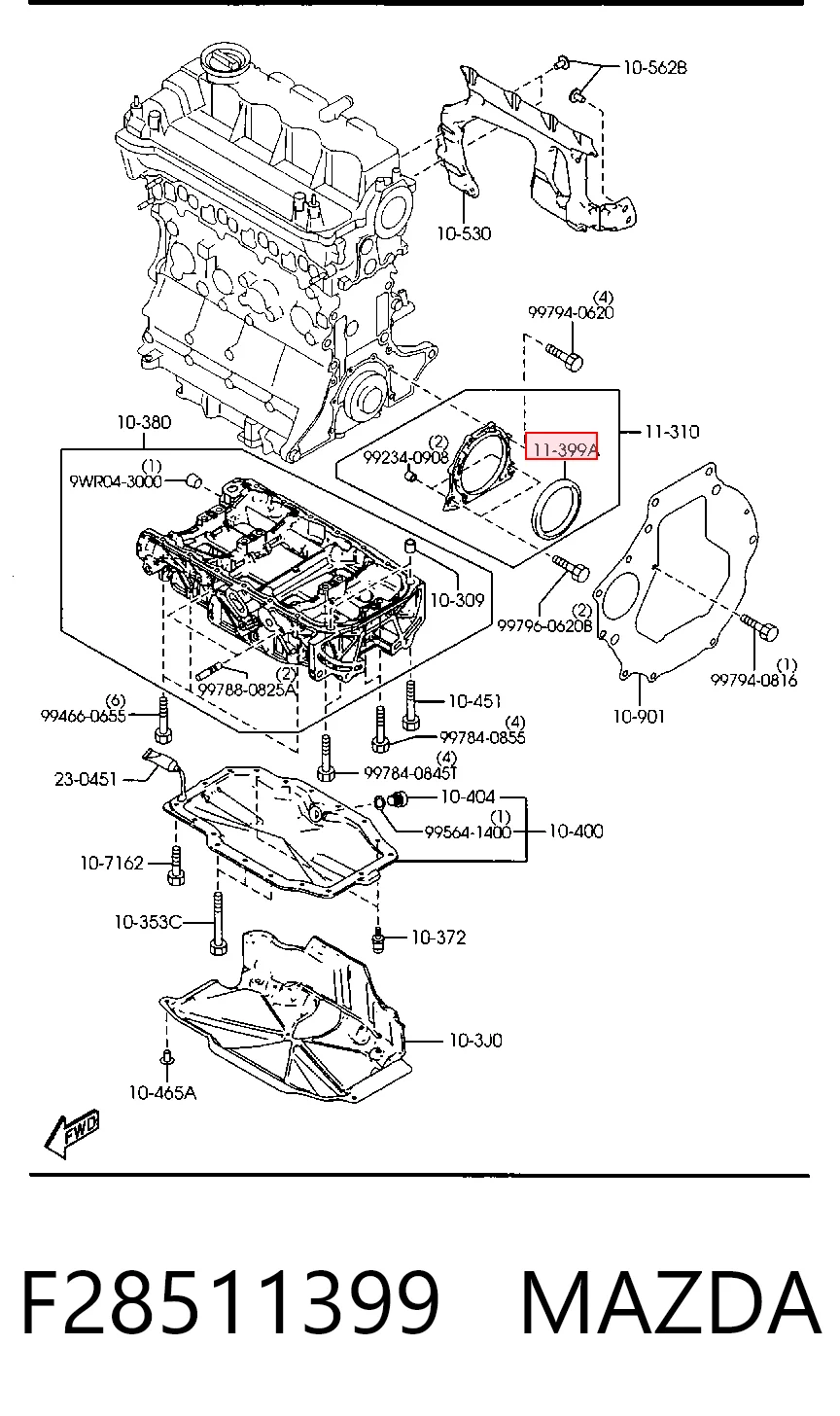 Comprar Retén de cigüeñal Mazda 626 II GC