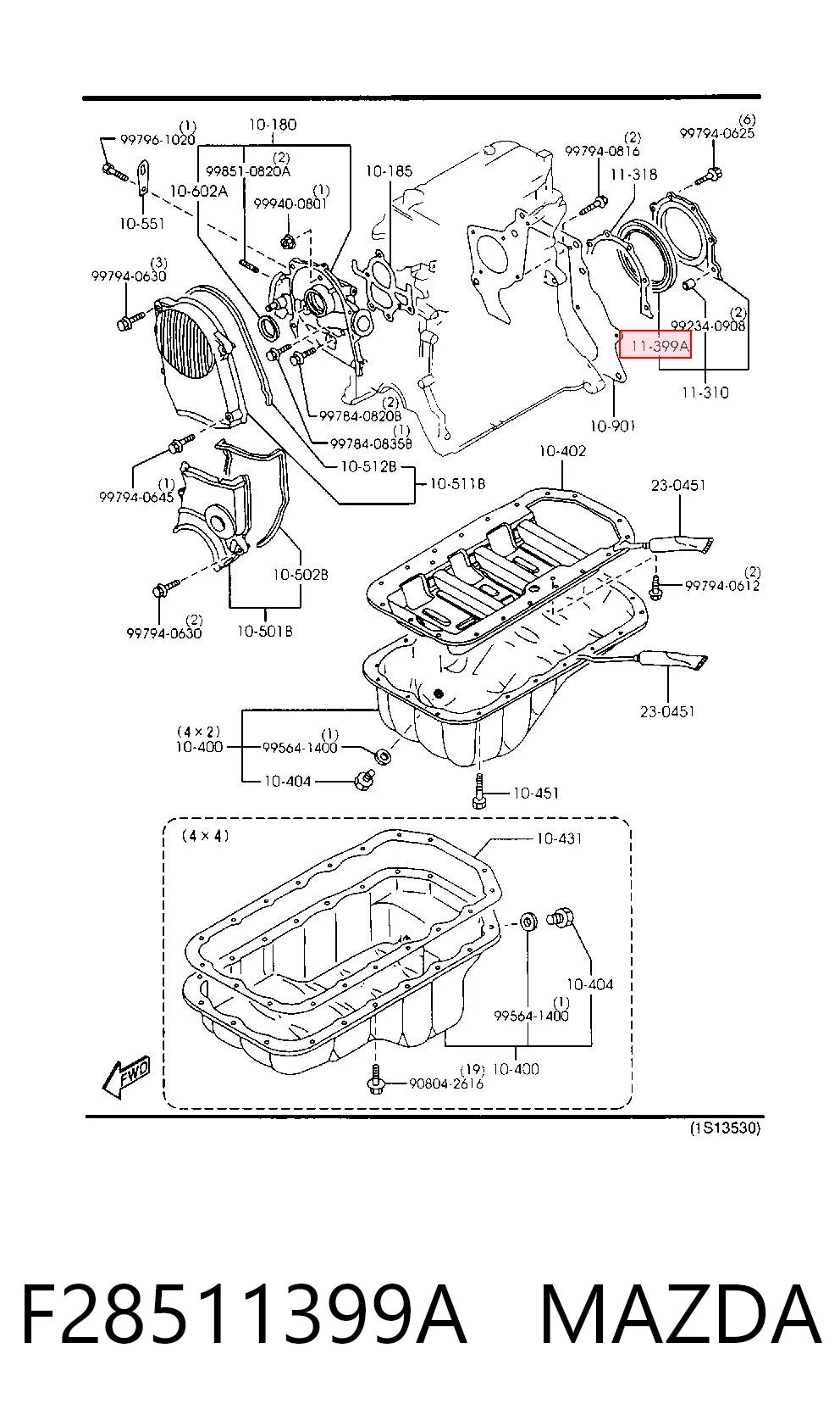 F28511399A Mazda