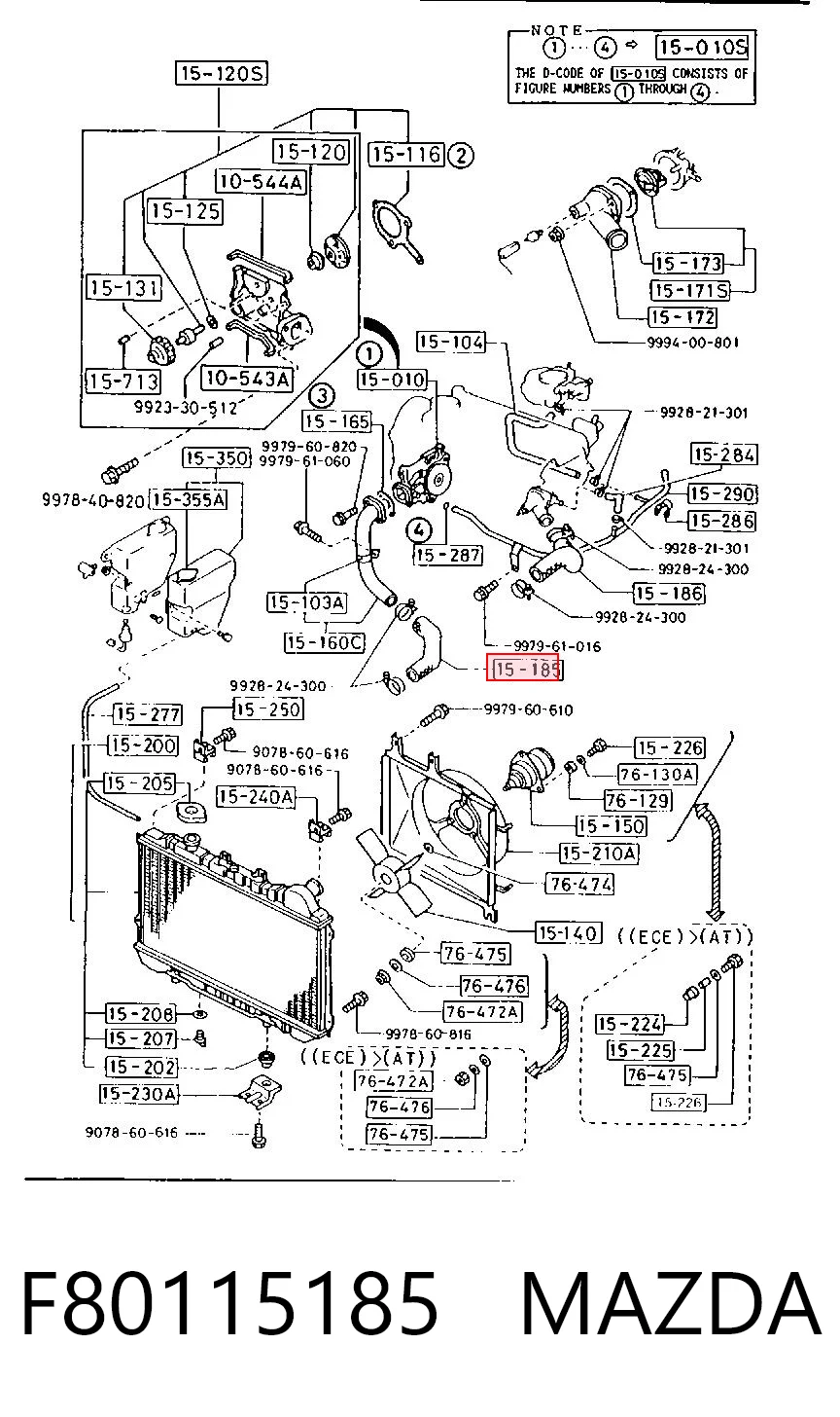 F80115185 Mazda