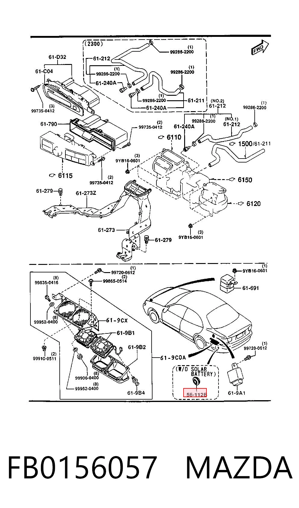 FB0156057 Mazda