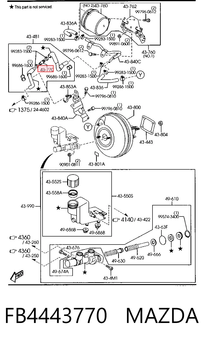 FB4443770 Mazda