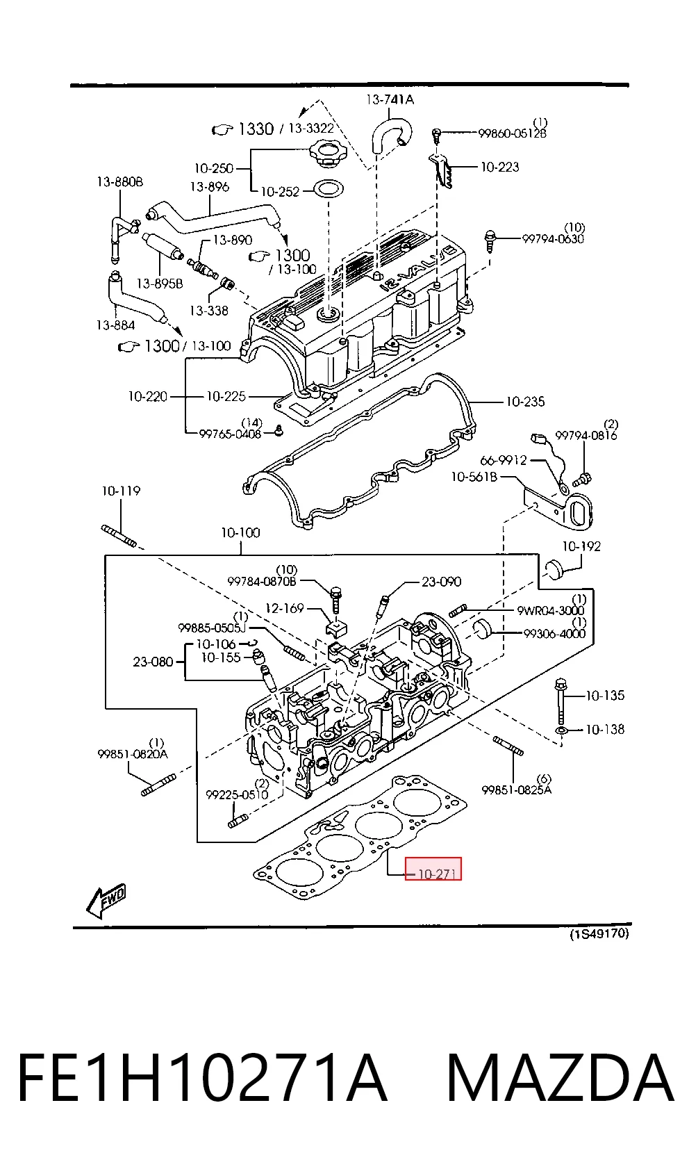FE1H10271A Mazda