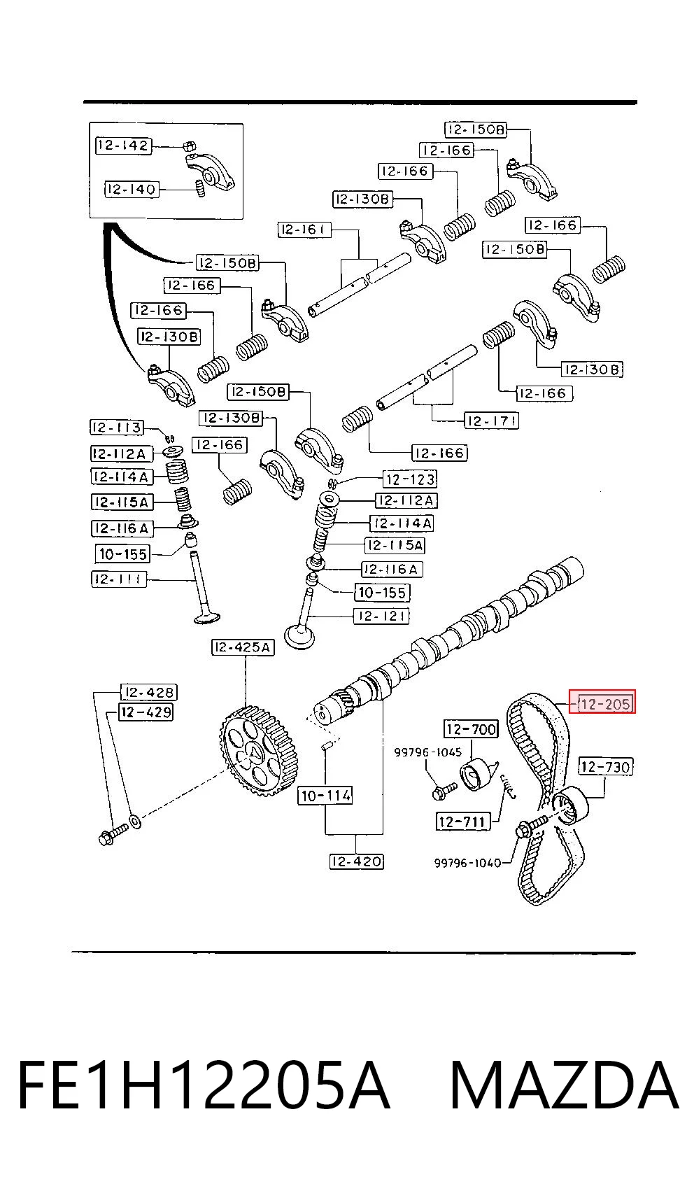 FE1H12205A Mazda