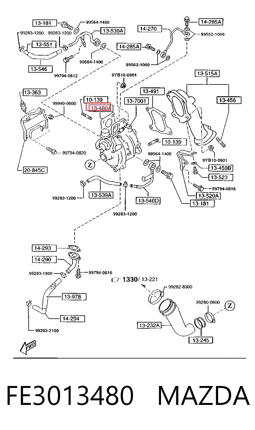 FE3013480 Mazda