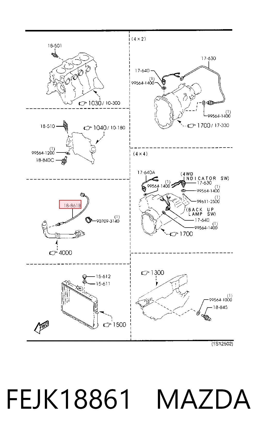 Comprar MD191064 Mitsubishi Sensor de oxígeno previo al catalizador