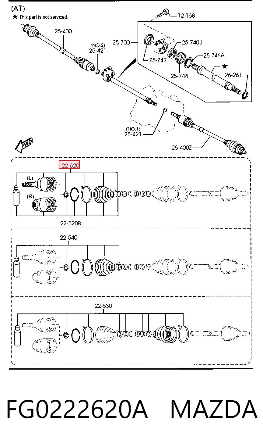 FG0222620A Mazda