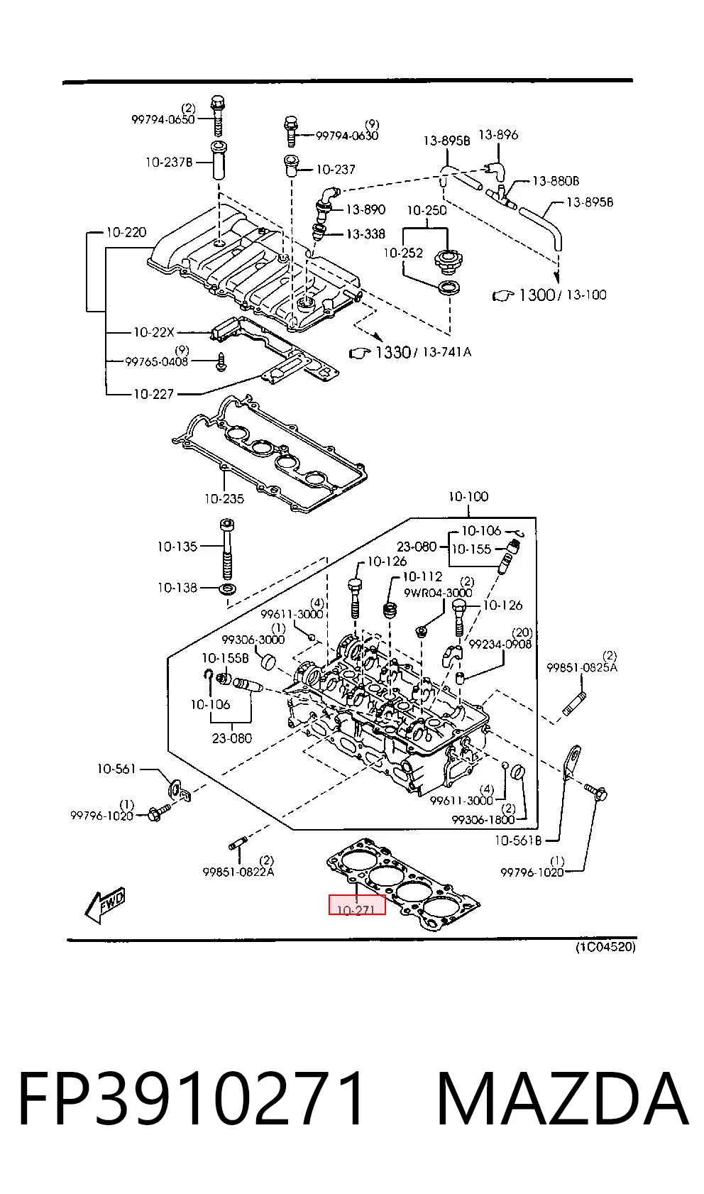 FP3910271 Mazda