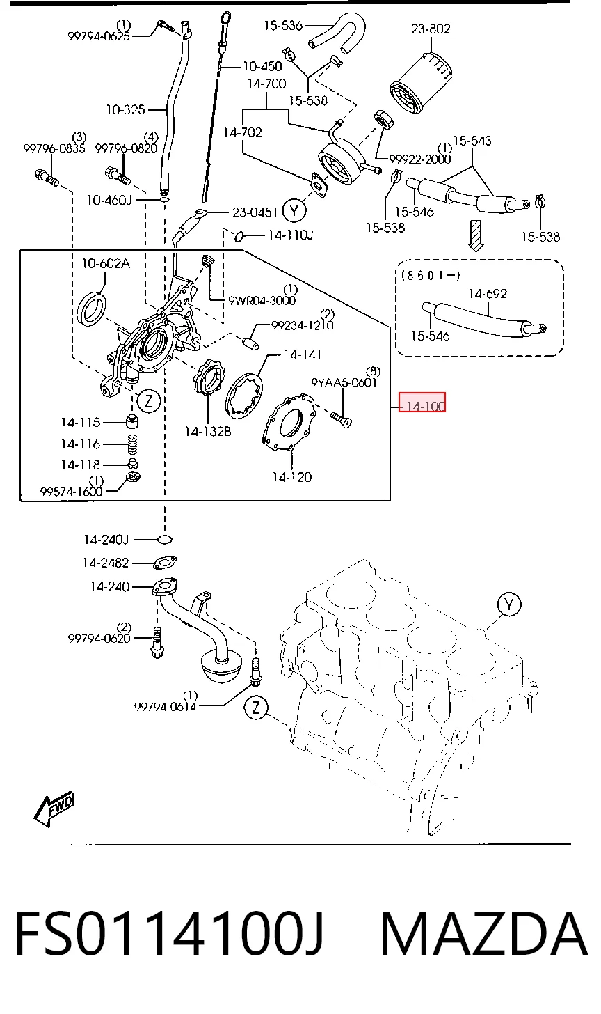 Comprar Bomba De Aceite Mazda 626 IV GE