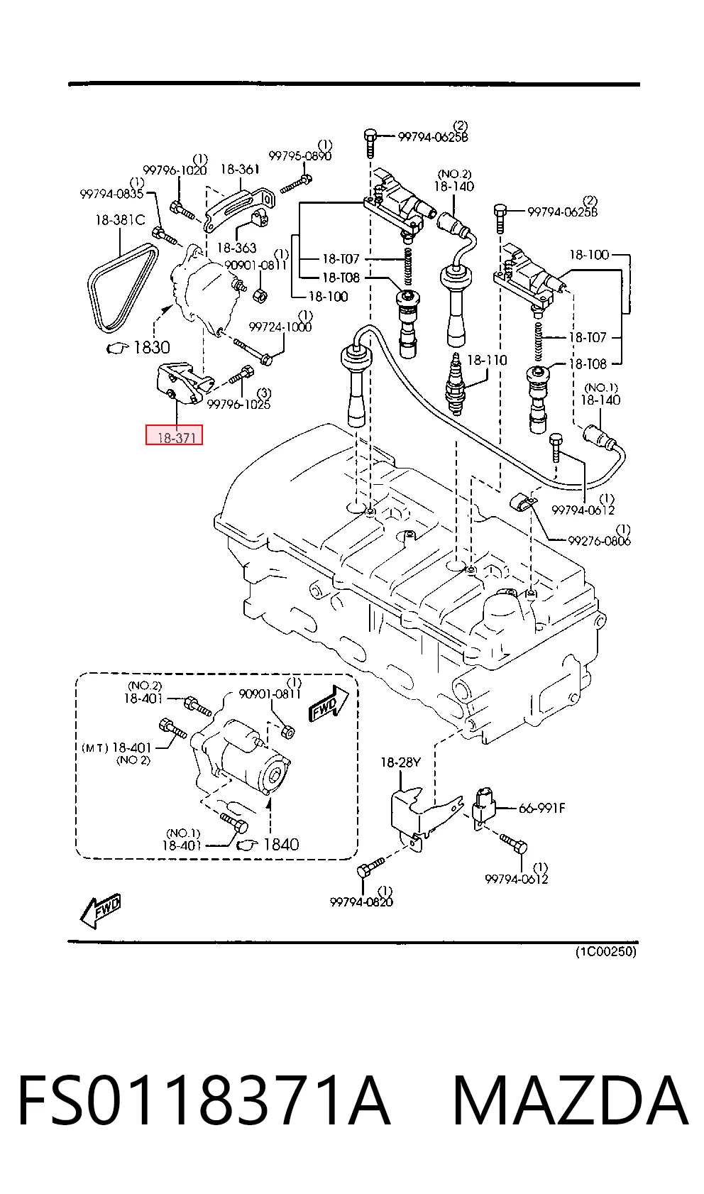 Comprar Soporte del alternador Mazda 323 VI BJ a bajo precio