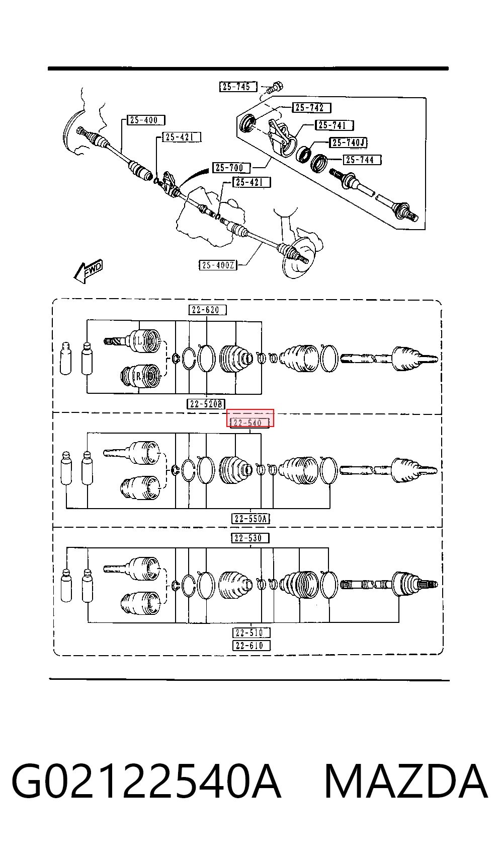 G02122540A Mazda