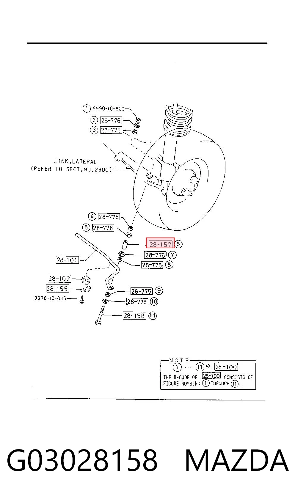 G03028158 Mazda