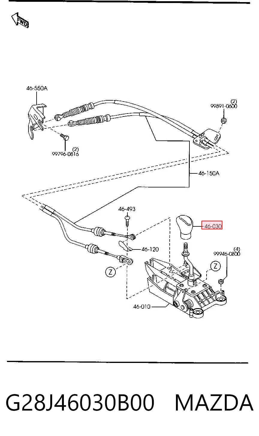 G28J46030B00 Mazda
