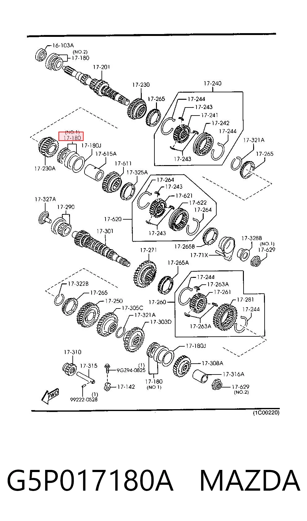 G5P017180A Mazda