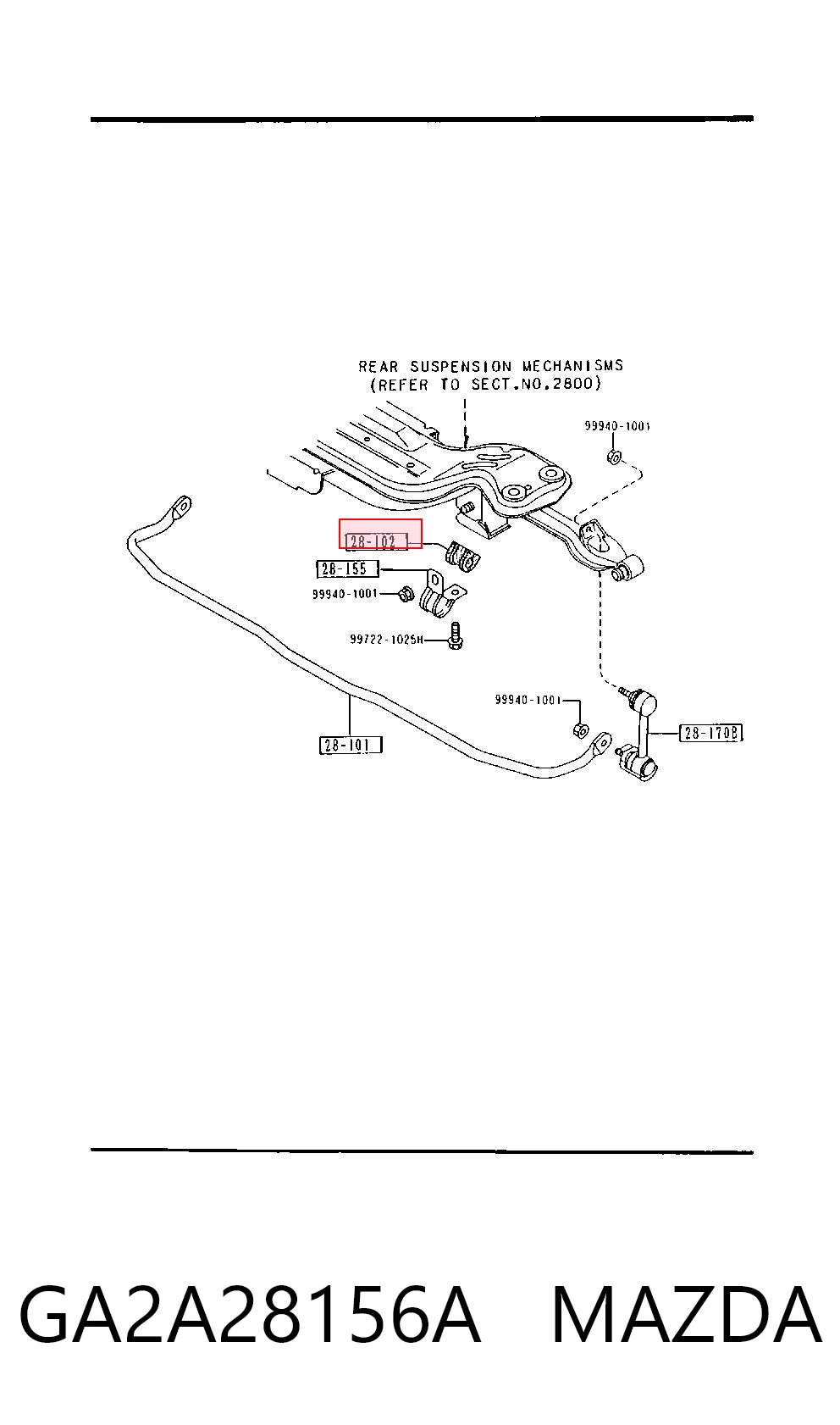 GA2A28156A Mazda