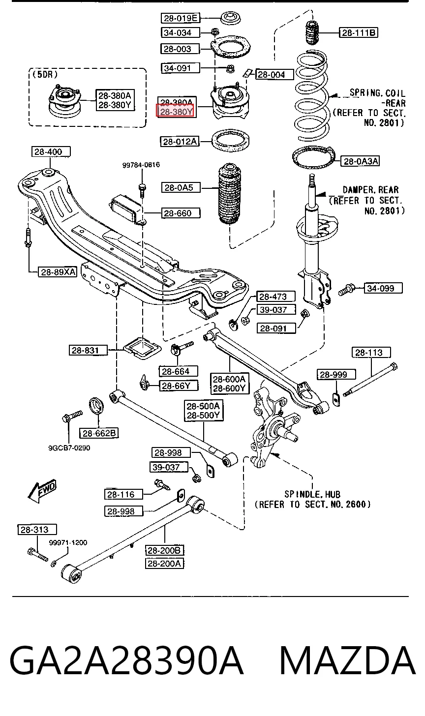 GA2A28390A Mazda
