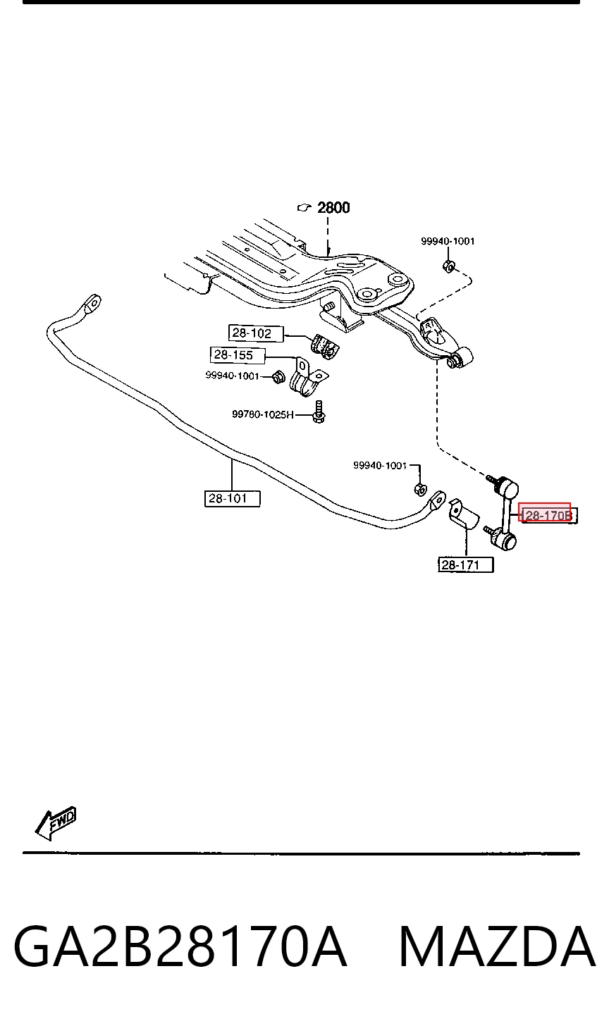 GA2B28170A Mazda