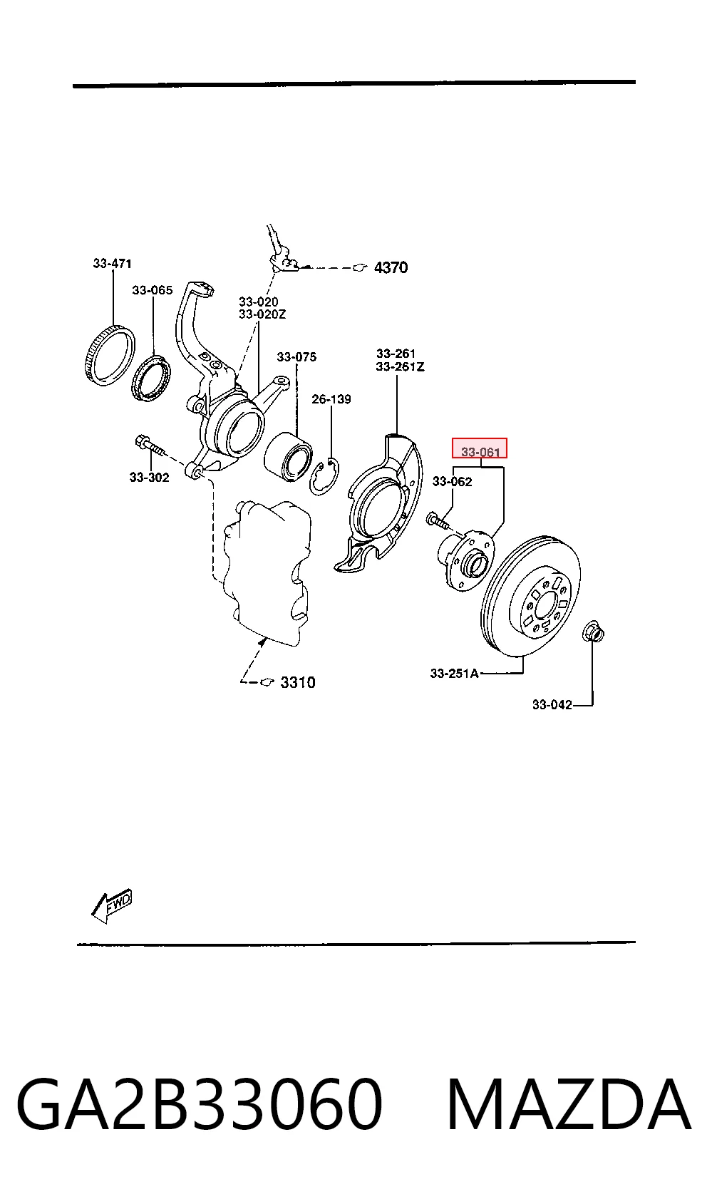 Comprar Buje de rueda delantero Mazda 626 IV GE