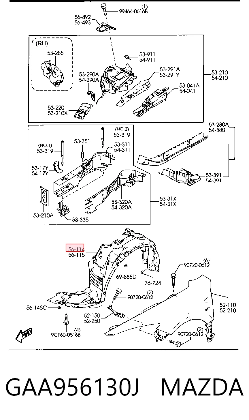 GAA956130J Mazda