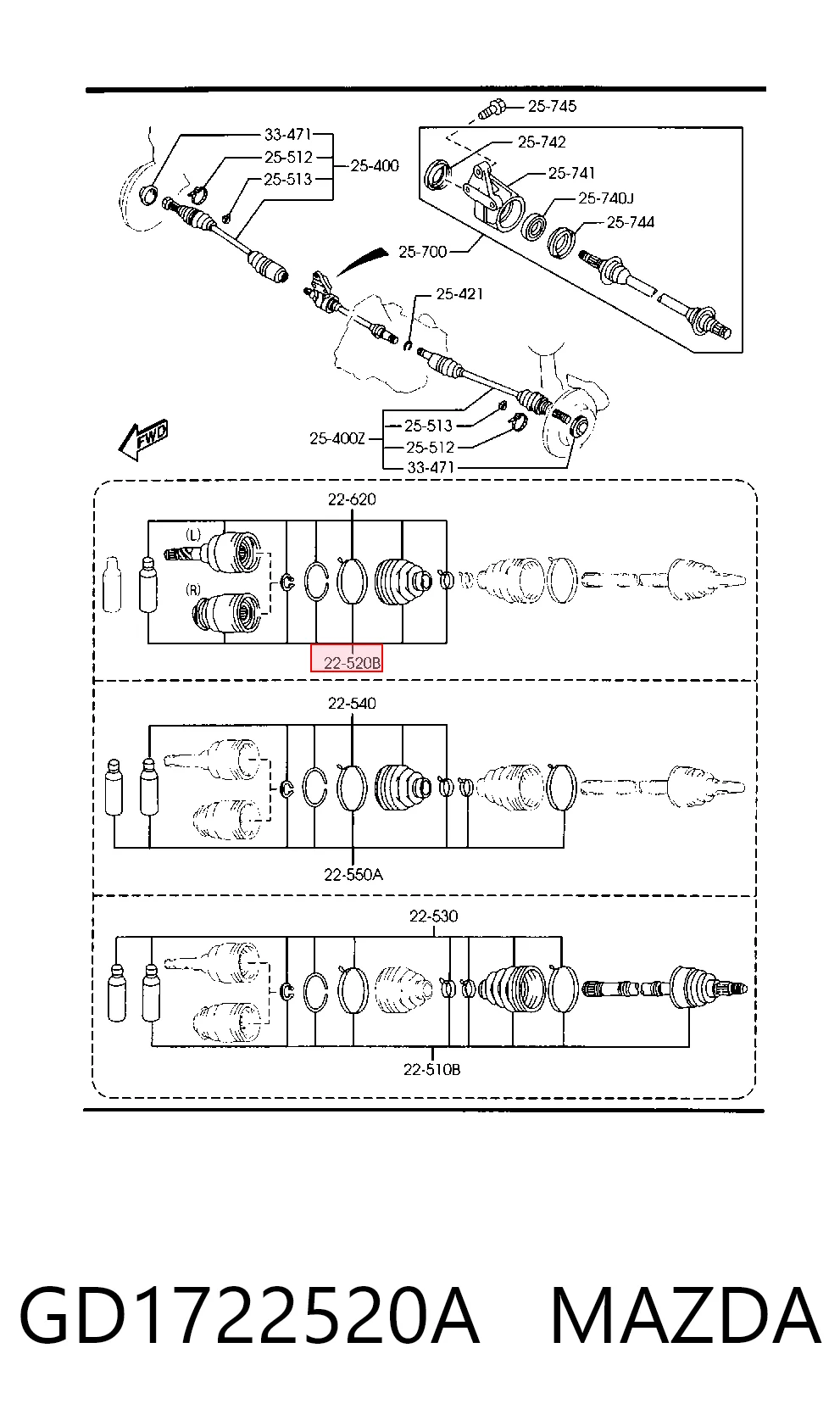 GD1722520A Mazda