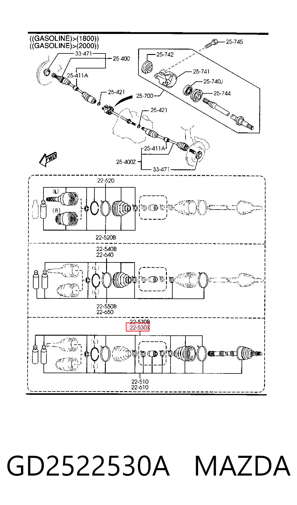GD2522530A Mazda