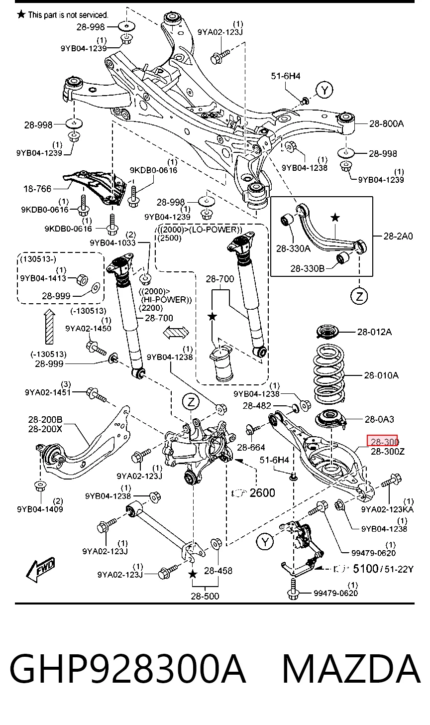 GHP928300A Mazda