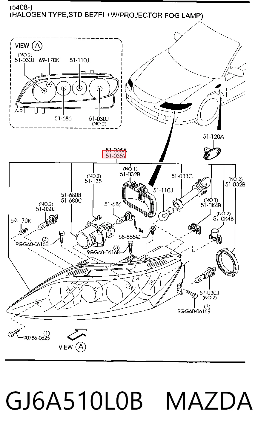 Comprar Faro izquierdo Mazda 6 MPS GG