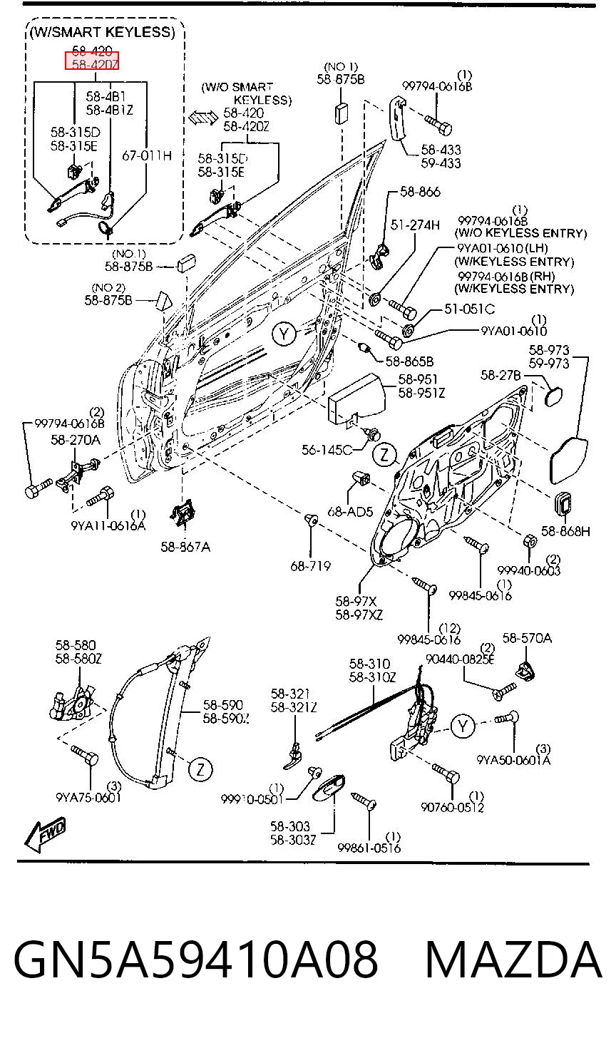 GN5A59410A08 Mazda