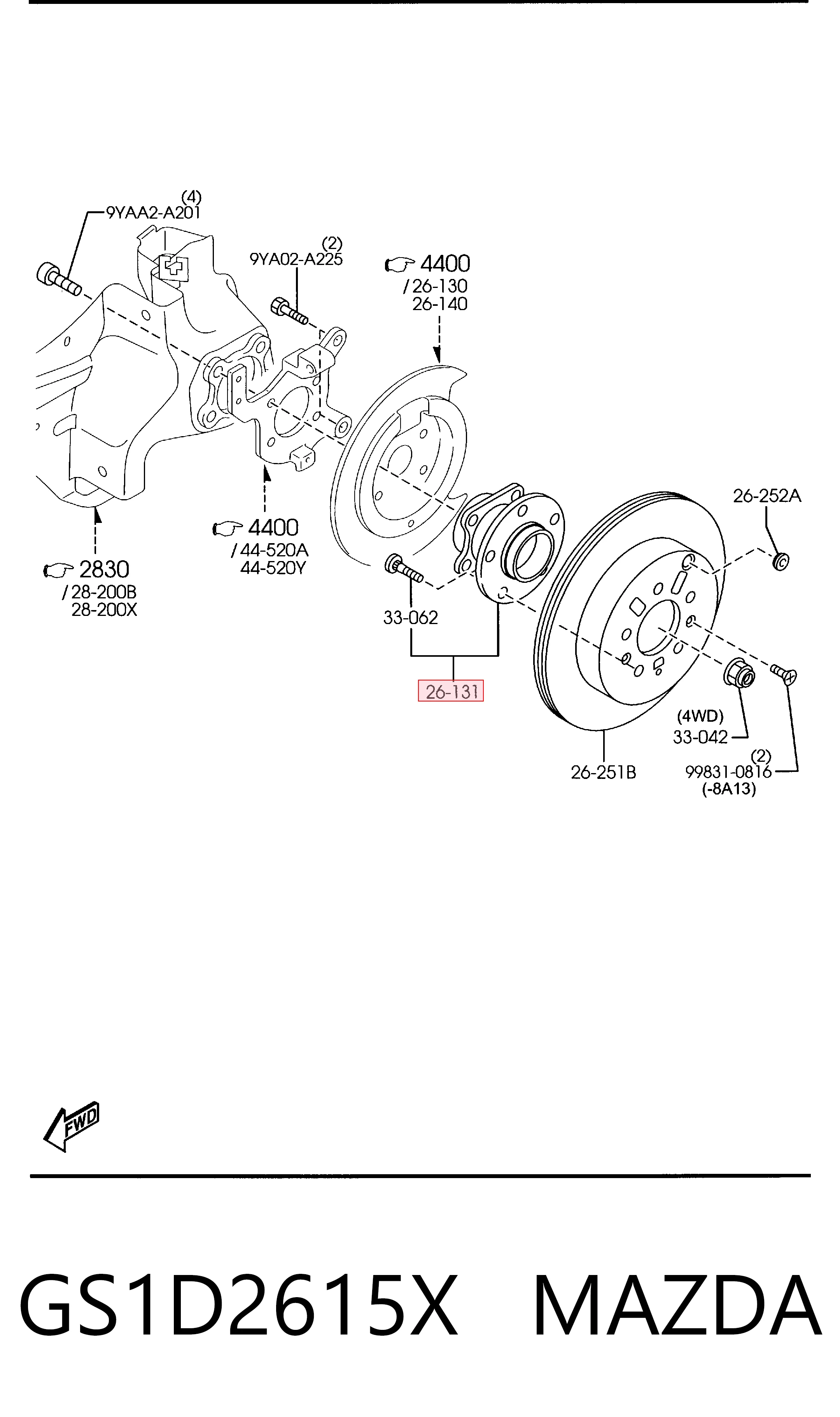 Buje de rueda Mazda CX-7 desde 81,02 €