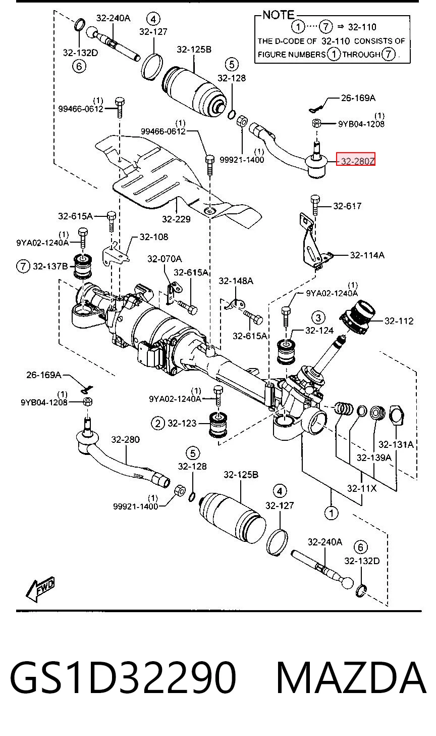 Comprar Rótula exterior de la barra de dirección Mazda 6  GH a bajo precio