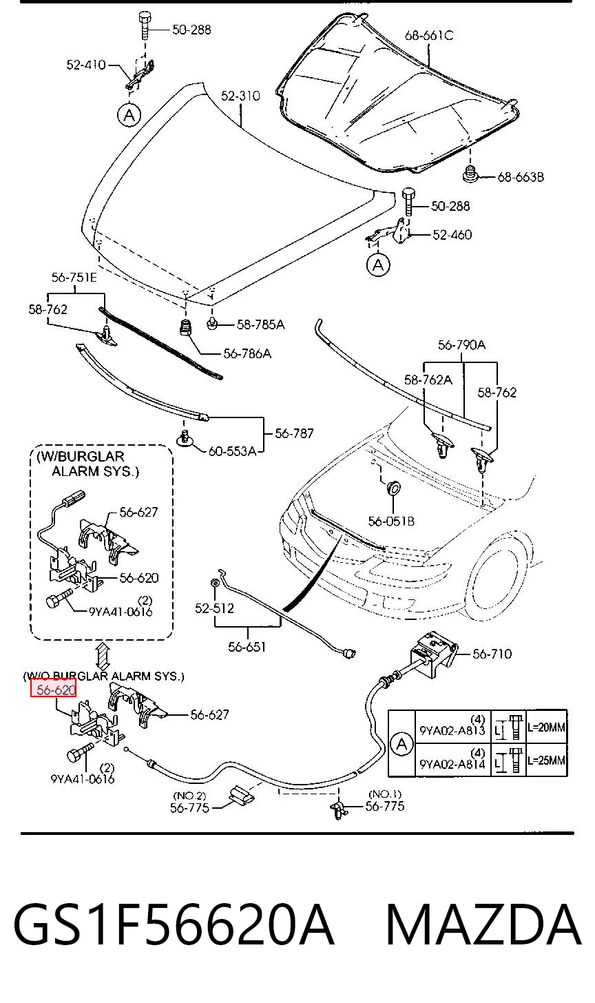 GS1F56620A Mazda