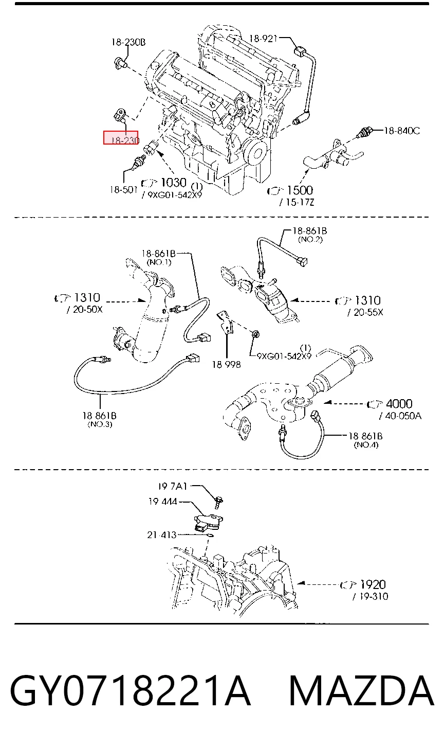GY0718221A Mazda
