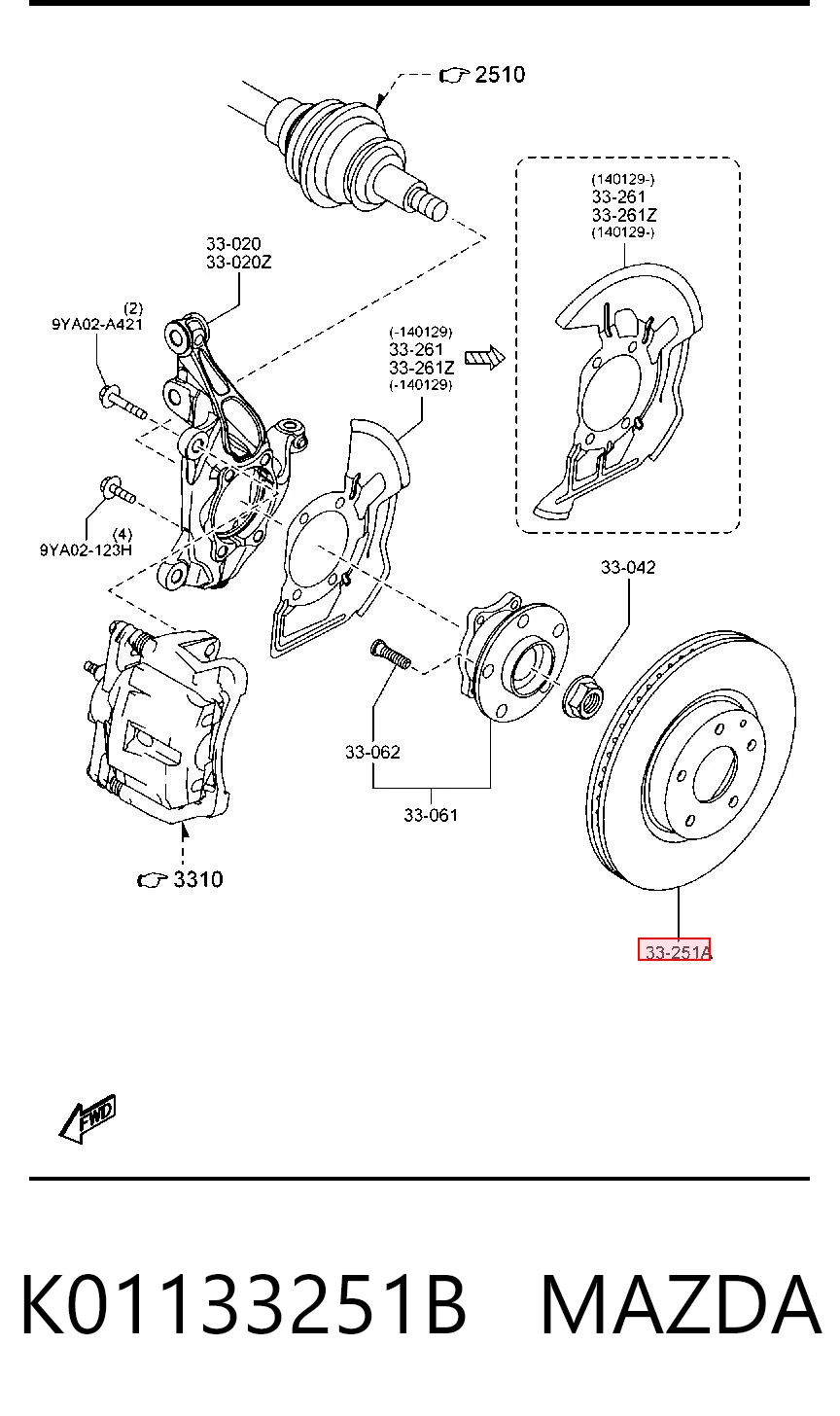K01133251B Mazda
