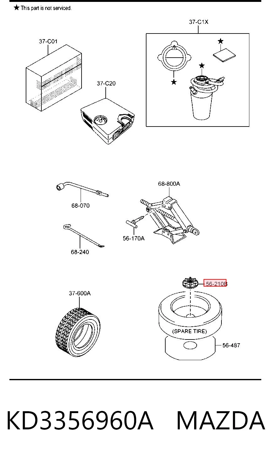 KD3356960A Mazda