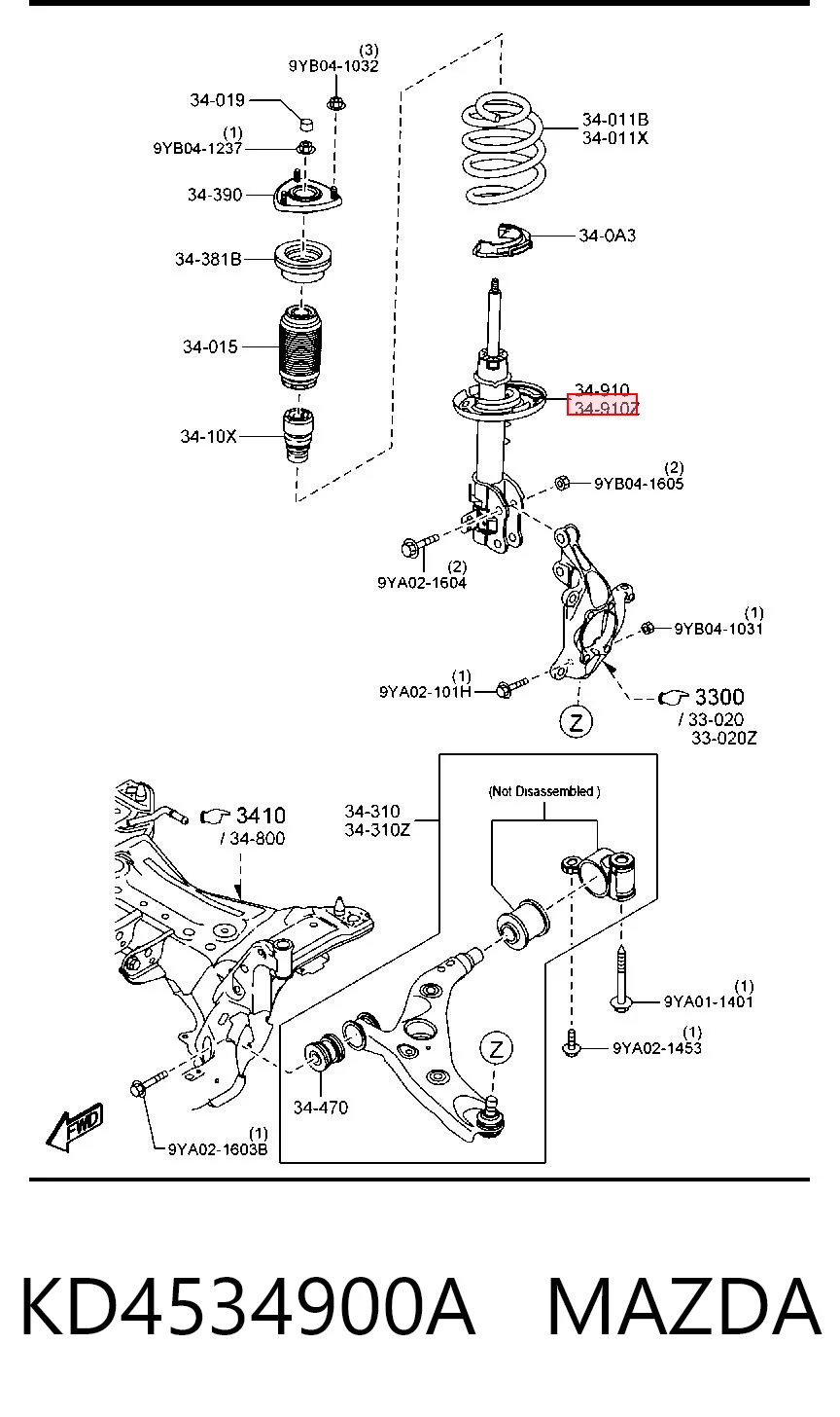 KD4534900A Mazda