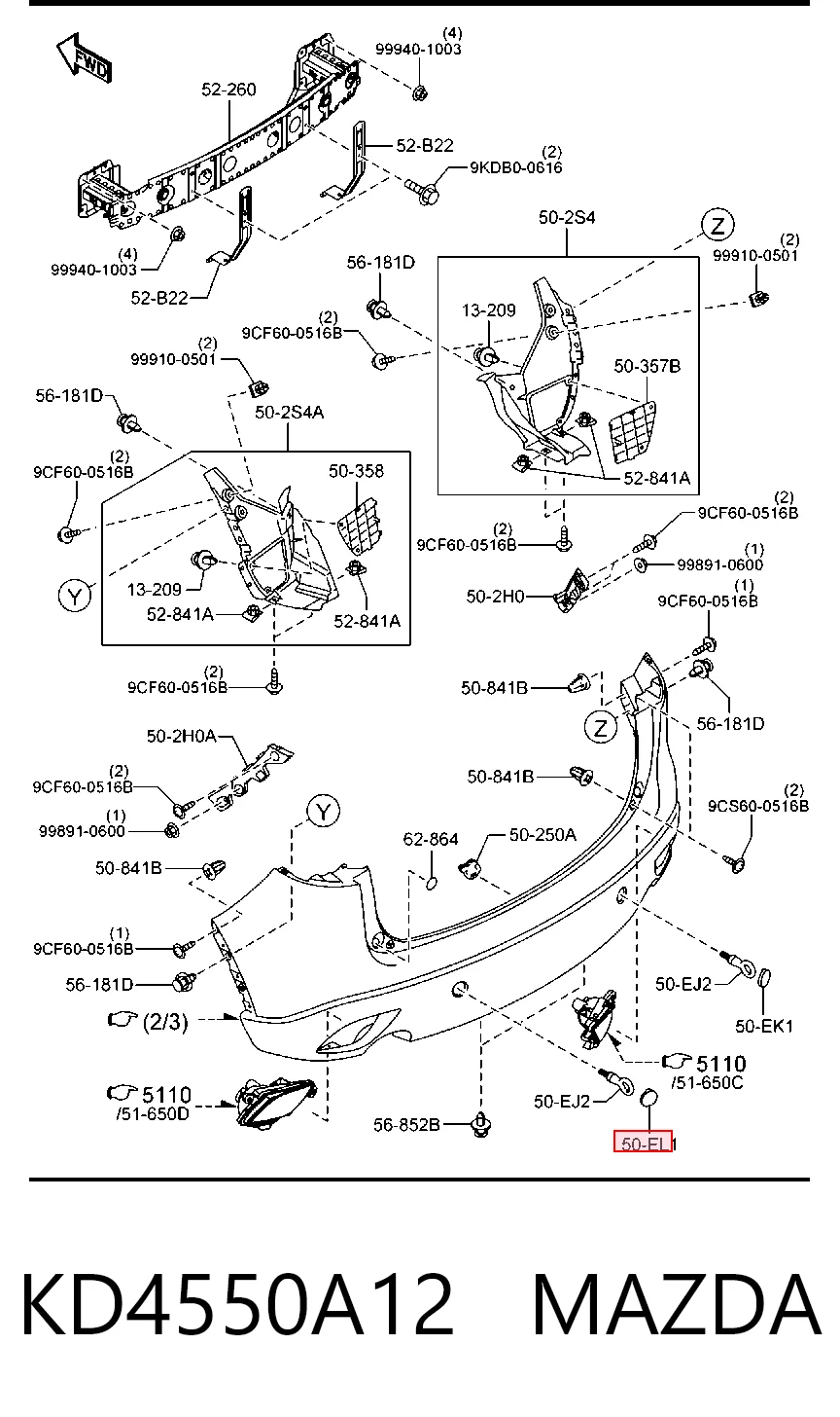 KD4550A12 Mazda