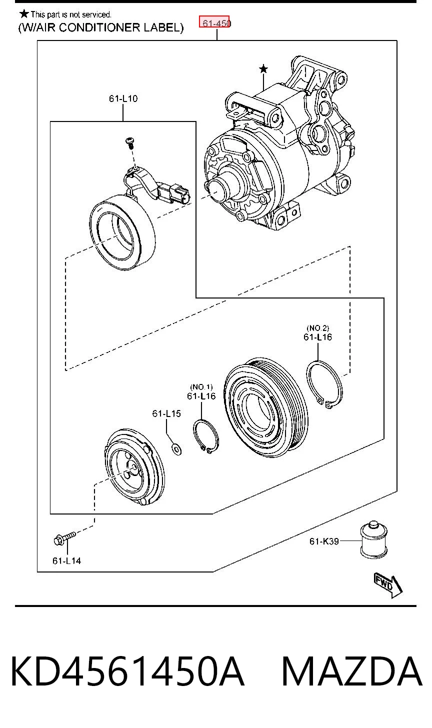 KD4561450A Mazda