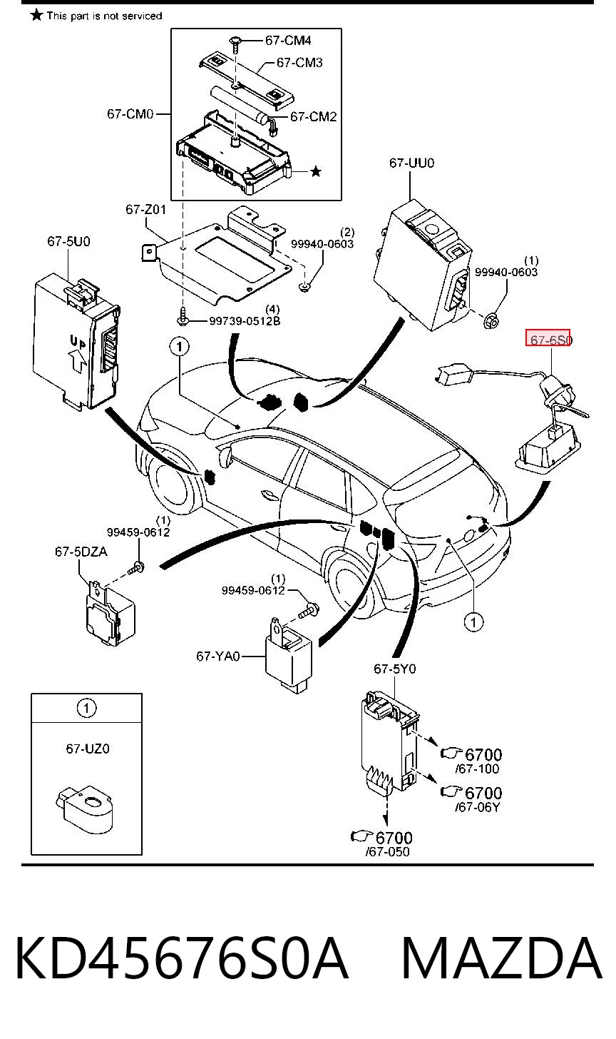 KD45676S0A Mazda