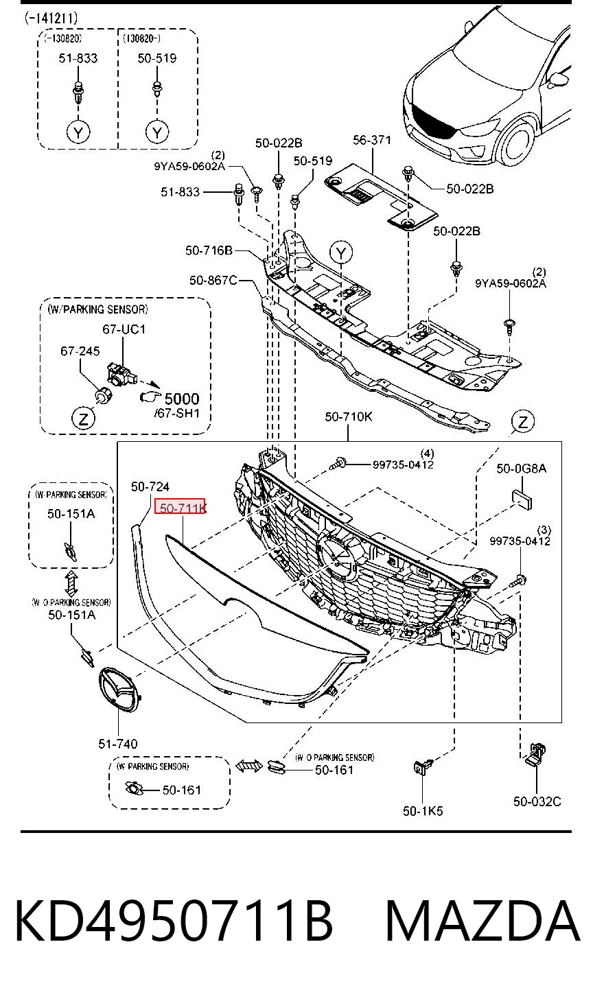 KD4950711B Mazda
