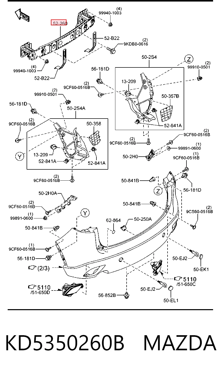 KD5350260B Mazda