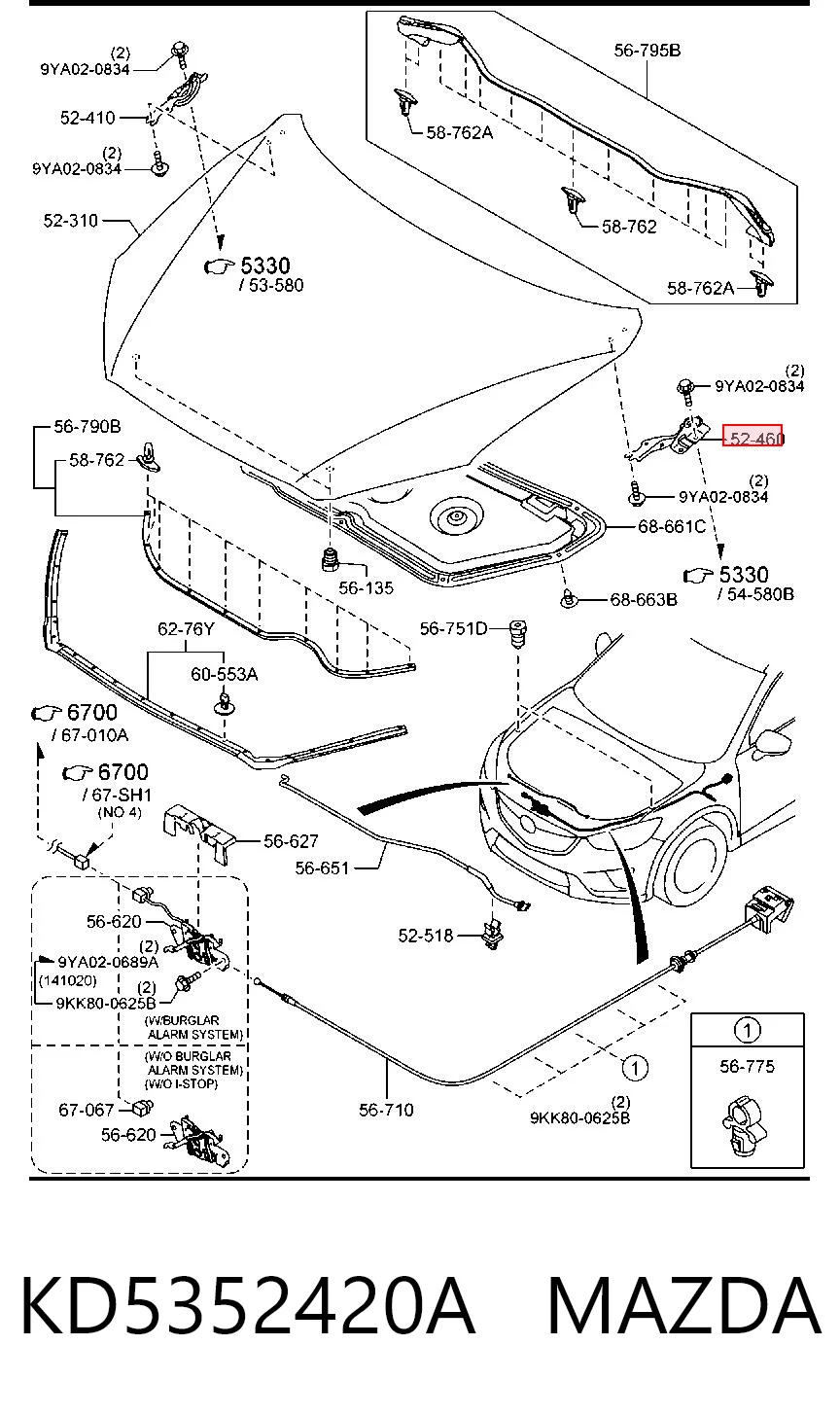 KD5352420A Mazda