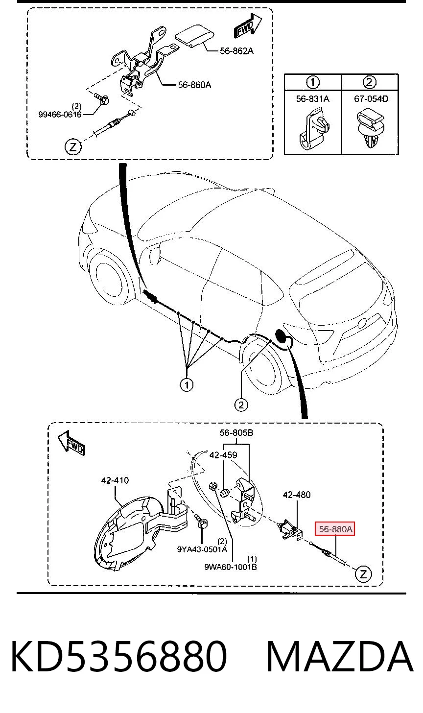 KD5356880 Mazda